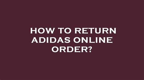 return adidas online order in store